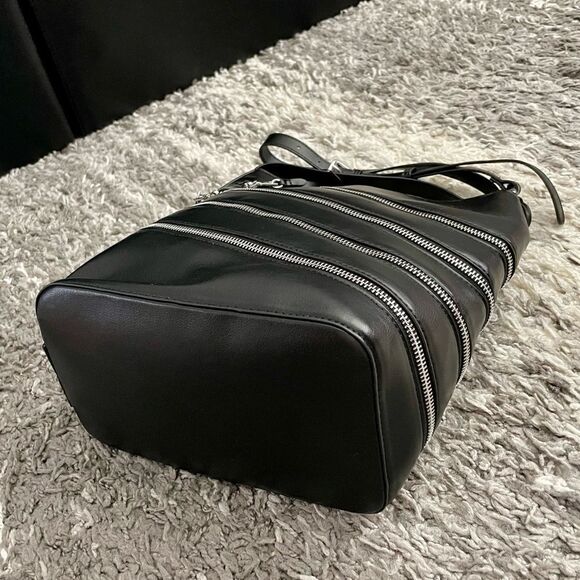 NWT Zara Zippered Bucket Bag - Picture 6 of 13